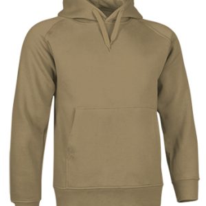 Sudadera capucha marron kamel