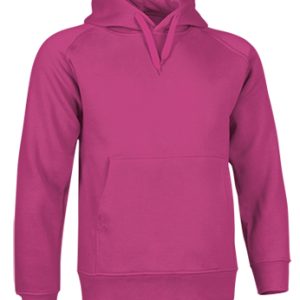 Sudadera capucha rosa magenta