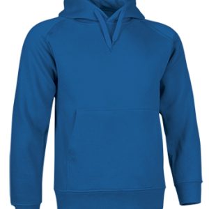 Sudadera capucha azul royal