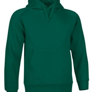 Sudadera capucha verde botella